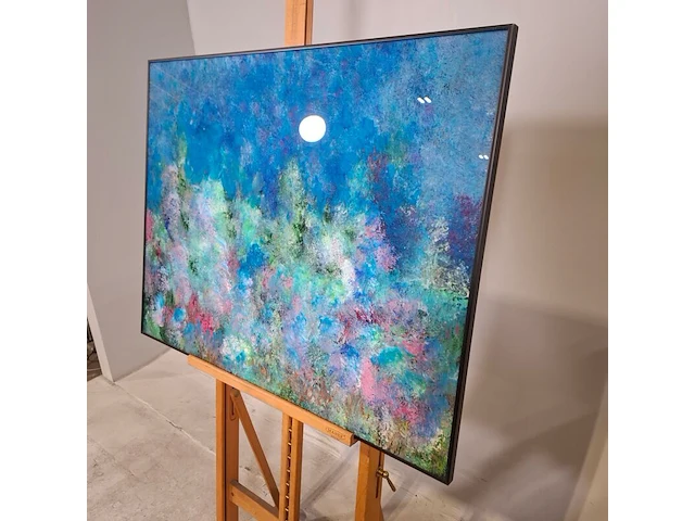 Kunstwerk in lijst, maya wildevuur, compositie - afbeelding 4 van  8
