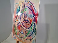 Kunstwerk in lijst, maya wildevuur, compositie - afbeelding 5 van  7