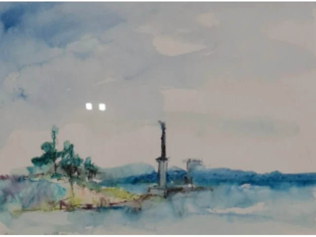 Kunstwerk in lijst, maya wildevuur, gottskar zweden, 1991 - afbeelding 1 van  9