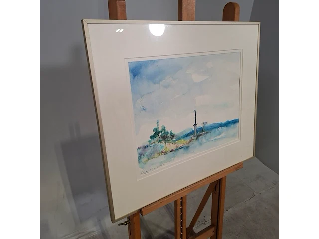 Kunstwerk in lijst, maya wildevuur, gottskar zweden, 1991 - afbeelding 4 van  9