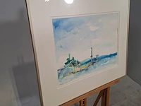 Kunstwerk in lijst, maya wildevuur, gottskar zweden, 1991 - afbeelding 4 van  9