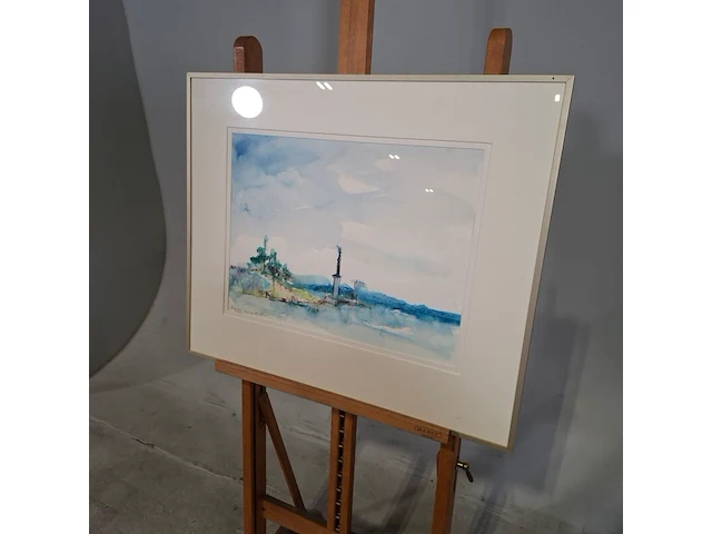 Kunstwerk in lijst, maya wildevuur, gottskar zweden, 1991 - afbeelding 5 van  9