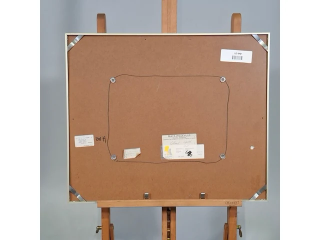 Kunstwerk in lijst, maya wildevuur, gottskar zweden, 1991 - afbeelding 8 van  9