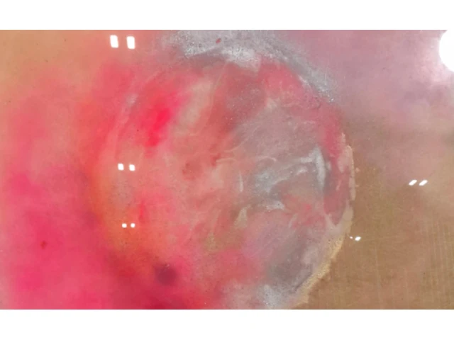 Kunstwerk in lijst, maya wildevuur, 't heelal - afbeelding 1 van  7