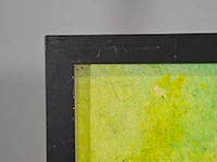 Kunstwerk in lijst, maya wildevuur, vlinder, 1990 - afbeelding 4 van  9