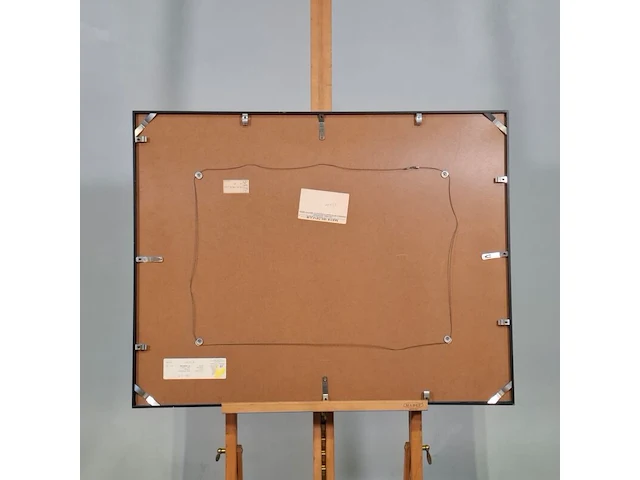 Kunstwerk in lijst, maya wildevuur, vlinder, 1990 - afbeelding 8 van  9