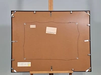 Kunstwerk in lijst, maya wildevuur, vlinder, 1990 - afbeelding 8 van  9