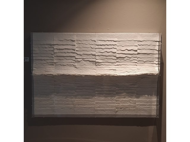 Kunstwerk, ingelijst achter glas - afbeelding 1 van  8