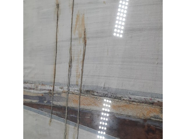 Kunstwerk, maya wildevuur (1944-2023), strandpalen - zijdecollage - afbeelding 5 van  9