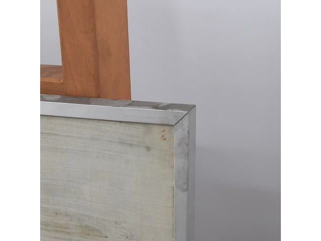 Kunstwerk, maya wildevuur (1944-2023), strandpalen - zijdecollage - afbeelding 7 van  9