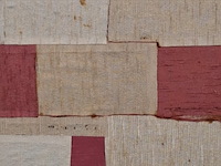 Kunstwerk, maya wildevuur (1944-2023), vlakken - zijdecollage