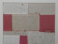 Kunstwerk, maya wildevuur (1944-2023), vlakken - zijdecollage - afbeelding 3 van  6