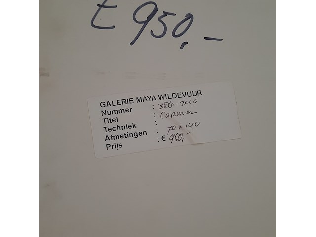 Kunstwerk, maya wildevuur, 1993 - afbeelding 8 van  8