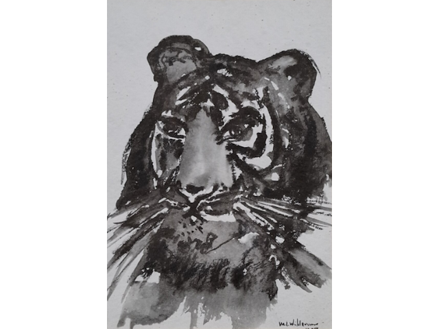 Kunstwerk, maya wildevuur, 1997 - afbeelding 1 van  15