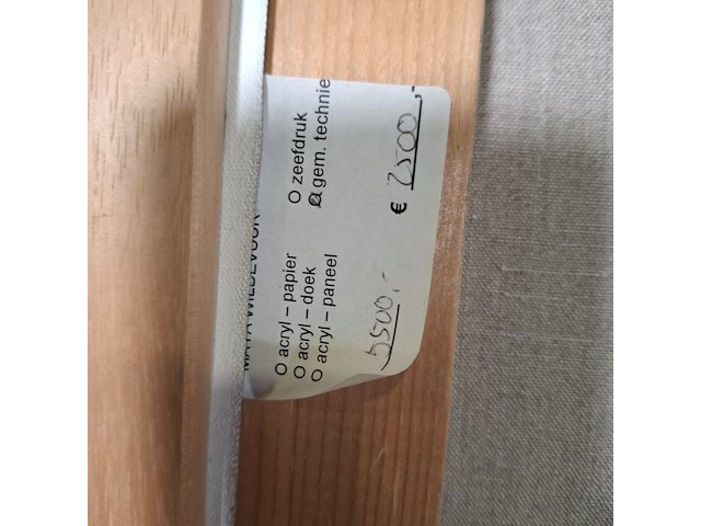 Kunstwerk, maya wildevuur, abstract, 1992 - afbeelding 3 van  11