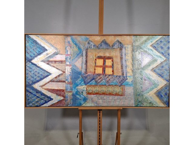 Kunstwerk, maya wildevuur, abstract, 1992 - afbeelding 4 van  11