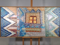 Kunstwerk, maya wildevuur, abstract, 1992 - afbeelding 4 van  11