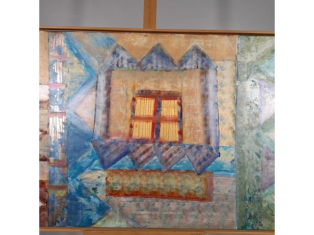 Kunstwerk, maya wildevuur, abstract, 1992 - afbeelding 6 van  11