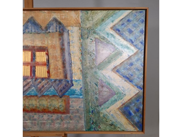 Kunstwerk, maya wildevuur, abstract, 1992 - afbeelding 7 van  11