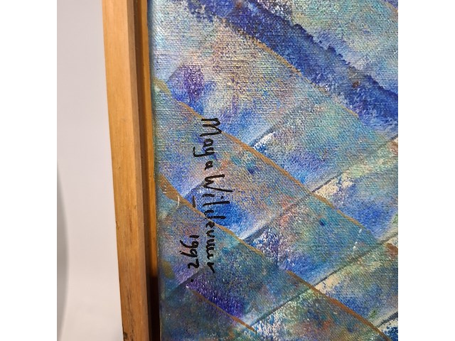 Kunstwerk, maya wildevuur, abstract, 1992 - afbeelding 8 van  11