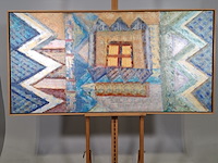 Kunstwerk, maya wildevuur, abstract, 1992 - afbeelding 10 van  11