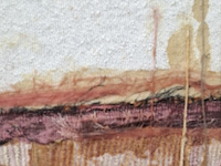 Kunstwerk, maya wildevuur, compositie, 1989 - afbeelding 1 van  9