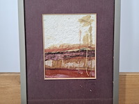 Kunstwerk, maya wildevuur, compositie, 1989 - afbeelding 2 van  9