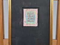 Kunstwerk, maya wildevuur, compositie, 1997 - afbeelding 2 van  8