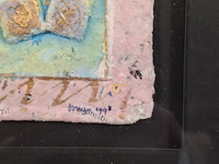 Kunstwerk, maya wildevuur, compositie, 1997 - afbeelding 5 van  8