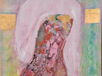 Kunstwerk, maya wildevuur, dame - afbeelding 1 van  9