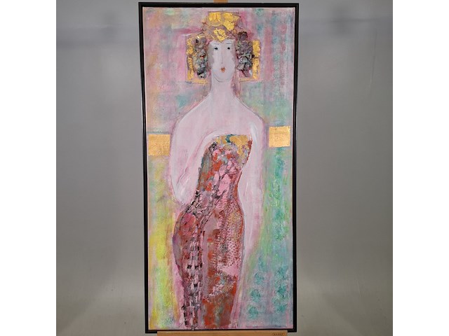 Kunstwerk, maya wildevuur, dame - afbeelding 2 van  9