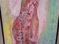 Kunstwerk, maya wildevuur, dame - afbeelding 5 van  9