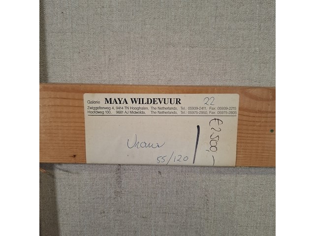 Kunstwerk, maya wildevuur, dame - afbeelding 8 van  9