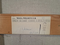 Kunstwerk, maya wildevuur, dame - afbeelding 8 van  9