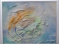 Kunstwerk, maya wildevuur, heelal, 1990 - afbeelding 3 van  10