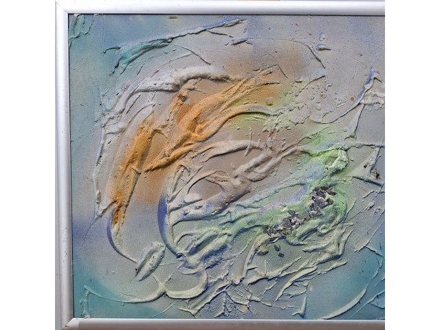 Kunstwerk, maya wildevuur, heelal, 1990 - afbeelding 4 van  10