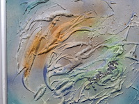 Kunstwerk, maya wildevuur, heelal, 1990 - afbeelding 4 van  10