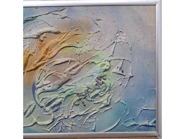 Kunstwerk, maya wildevuur, heelal, 1990 - afbeelding 5 van  10