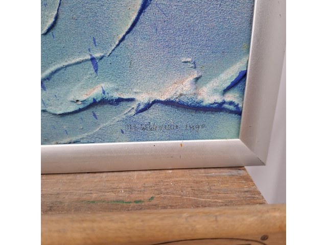 Kunstwerk, maya wildevuur, heelal, 1990 - afbeelding 6 van  10