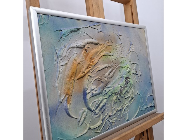 Kunstwerk, maya wildevuur, heelal, 1990 - afbeelding 7 van  10