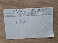 Kunstwerk, maya wildevuur, heelal - afbeelding 2 van  10