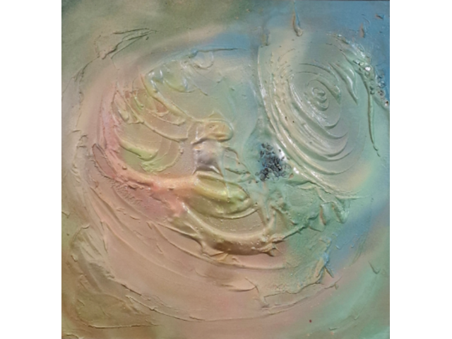 Kunstwerk, maya wildevuur, heelal - afbeelding 1 van  7