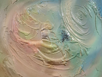 Kunstwerk, maya wildevuur, heelal