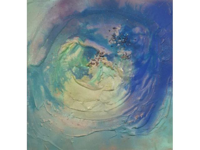 Kunstwerk, maya wildevuur, heelal - afbeelding 1 van  8