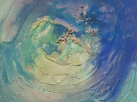 Kunstwerk, maya wildevuur, heelal