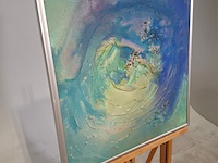 Kunstwerk, maya wildevuur, heelal - afbeelding 3 van  8