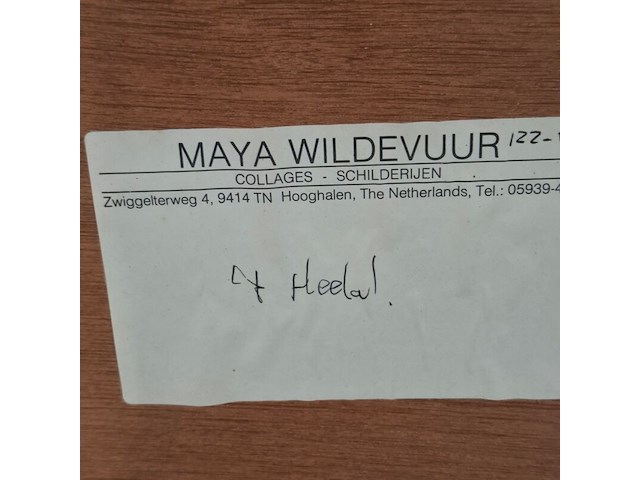 Kunstwerk, maya wildevuur, heelal - afbeelding 8 van  8