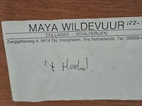 Kunstwerk, maya wildevuur, heelal - afbeelding 8 van  8