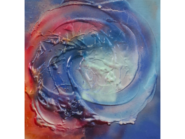 Kunstwerk, maya wildevuur, heelal - afbeelding 1 van  9