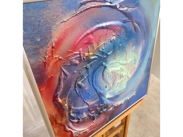 Kunstwerk, maya wildevuur, heelal - afbeelding 6 van  9